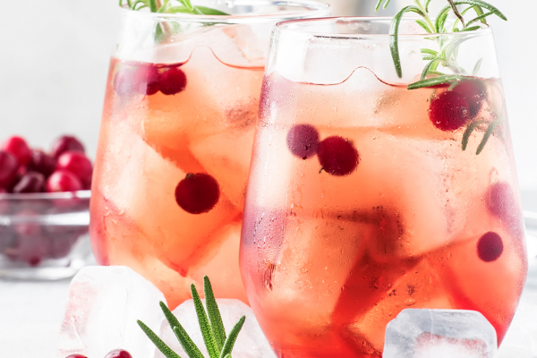 Cranberry Orange Cherry Sparkler